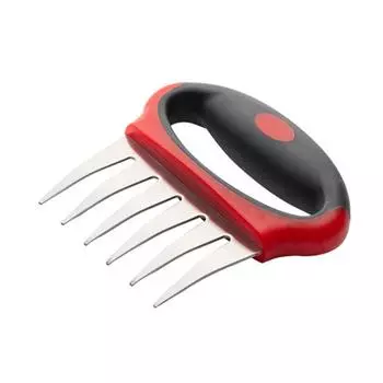 Измельчитель мяса из нержавеющей стали, когти медведя, разделитель мяса, инструмент для резки мяса для барбекю, вилка для барбекю, сепаратор мяса, кухонные инструменты 1pc-black