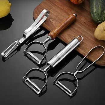 Измельчитель овощей из нержавеющей стали, многофункциональный нож для моркови, картофеля, фруктов, инструменты для ножей, терка для огурцов, кухонные гаджеты S