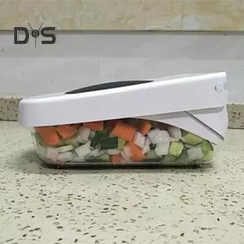 Измельчитель овощей из нержавеющей стали, прессующий тип, острая простая терка для картофеля белый