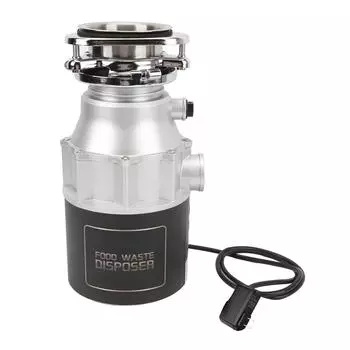Измельчитель пищевых отходов из нержавеющей стали 3800 об/мин для кухни измельчитель пищевых отходов из США US Plug