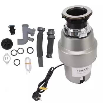 Измельчитель пищевых отходов из нержавеющей стали с воздушным переключателем, кухонный измельчитель отходов для фруктов и овощей