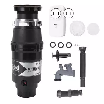 Измельчитель пищевых отходов Оцинкованный стальной воздушный выключатель Беспроводной бытовой измельчитель мусора Кухонная раковина