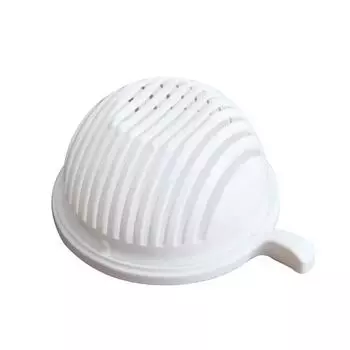 Измельчитель, резак для овощного салата, чаша для резки овощей, нарезанные ломтики фруктов для кухонных инструментов, аксессуары, гаджеты, кухонные принадлежности белый