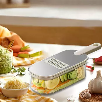Измельчитель Слайсер Еда Сыр Хранение Контейнер Салат Овощ with 3 Blade