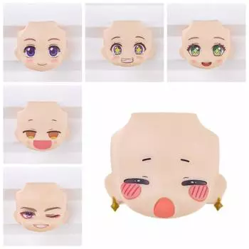 Изменение лиц куклы Замена лица 3D Наклейка Глаза Obitsu 11 Кукольное лицо OB11 Кукольное лицо Девочка Подарок Style 7