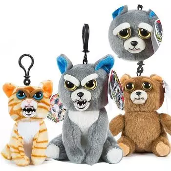 Изменение лица животного, мягкая кукла, плюшевые игрушки, милые рождественские подарки 1