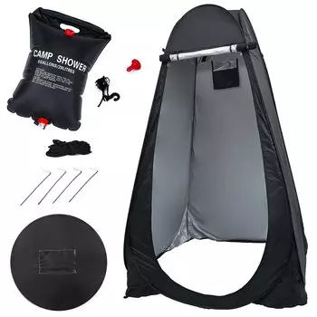 Изменение Простой Туалет Мини Душ Бедствие Простой Одиночный Изменение Легко Установить Портативный Душ и Сумка Для Хранения Включена Палатка, Палатка, Палатка One-Touch,