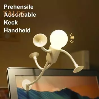 Изменяемая форма забавный ночник светодиодный ночник мягкий свет без мерцания DIY форма ночник рождественское украшение чёрный