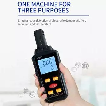 Измерение деятельности профессионального радиоактивного тестера высокой точности легкое чёрный