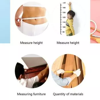 Измерение Трехмерный брелок Мини-рулетка Линейка для портных Энтузиастов Фитнес Точный Измеритель Жира фиолетовый