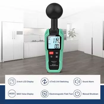 Измеритель электромагнитного поля Mastfuyi EMF Meter Высокоточные испытания электромагнитного излучения разноцветный