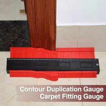 Измеритель дублирования контура. Простой в использовании инструмент. Измеритель контура для формования ламината и плитки. Для идеального сопоставления и отслеживания. L синий