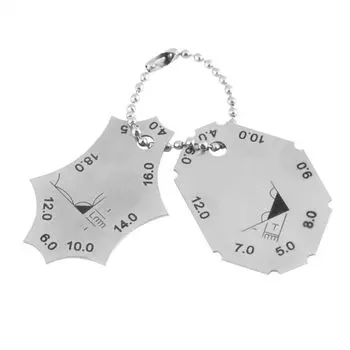 Измеритель глубины сварного шва Сварочный инструмент для контроля тройников Линейка для контроля сварки Измерительный инструмент для сварки