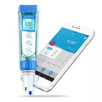 Измеритель качества воды APERA с Bluetooth, многофункциональное измерение, специальное приложение ZenTest, бесплатная загрузка PC60-Z, многоэлементный pH/проводимость