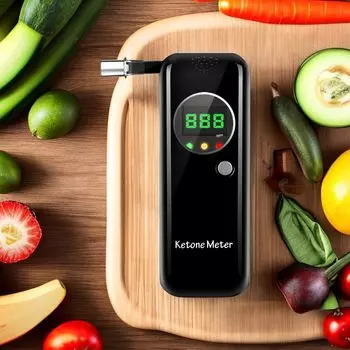 Измеритель кетонов, углеводный ограниченный измеритель кетонов, дыхательный цифровой кетон, тестер кетонов в выдыхаемом воздухе с 10 мундштуками, измеритель, диета, анализатор, измеритель,