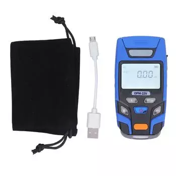 Измеритель мощности оптического волокна?70 до +6 дБм перезаряжаемый волоконно-оптический тестер с 10 мВт VFL для SC ST