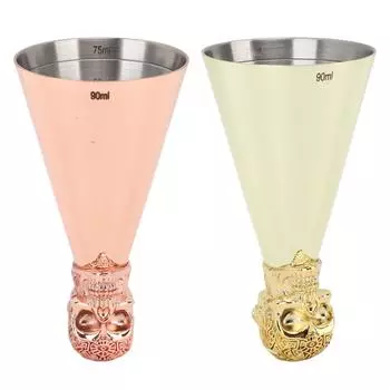 Измерительная чашка из нержавеющей стали, японский барный инструмент для барменов, чашка для измерения унции, инструмент для дома Type 1