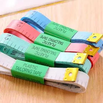 Измерительная лента 1,5 м, швейная линейка, измерительная лента, пластиковая мягкая линейка, мягкая линейка, линейка, портновская лента, швейные ювелирные изделия Random Color