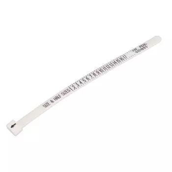 Измерительная лента для безымянного пальца, высокая точность, многоразового использования, 1 шт.17 инструментов для определения размера ювелирных изделий в США