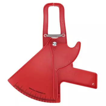 Измерительная лента для измерения жира в организме с двойной пружиной, красная ZFC09