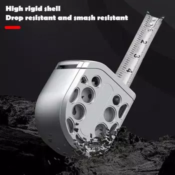 Измерительная лента из нержавеющей стали с двухсторонней шкалой, полая конструкция, выдвижная, водонепроницаемая, многоцелевая A