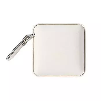 Измерительная лента, выдвижная, мягкая, точная, стандартная, метрическая, мини-рулетка, инструмент для шитья одежды, инструмент для дома Square бежевый