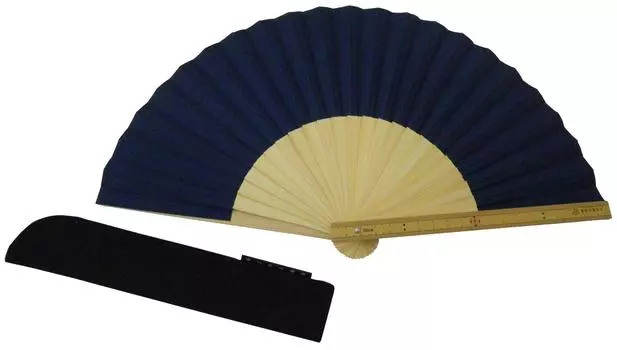 Измерительная линейка BOUDAI Fan Bamboo Navy Blue тёмно-синий