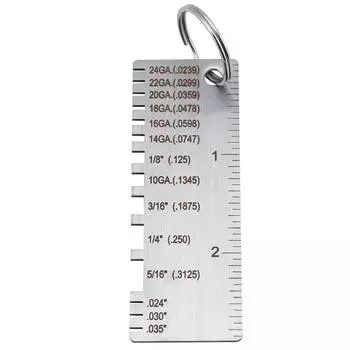 Измерительная пластина из нержавеющей стали, измерительная пластина, измерительная проволока, пайка листового металла 1pcs