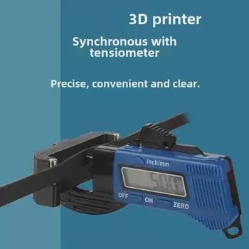 Измеритель натяжения ремня 2GT с цифровым дисплеем для регулировки 3D-принтера timing belt tension gauge синий