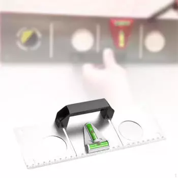 Измерительный инструмент Шаблон и уровень для настенной коробки Ванная комната Душевые розетки Измерительная линейка Электрические 27cmx90cm