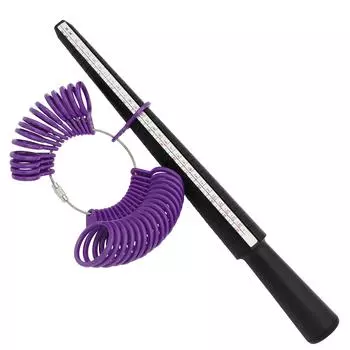 Измерительный круг для кольца, британский размер, кольцевая палочка, размер безымянного пальца, дюймовый кольцевой круг, измерительный инструмент для изготовления колец своими руками, ювелирных изделий