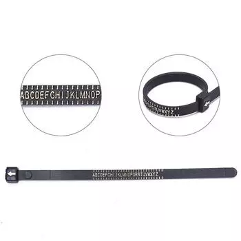 Измерительный палец, стандартный размер кольца, США/Европа/Великобритания, лента, линейка, ювелирный аксессуар, инструмент для измерения размера пальца UK