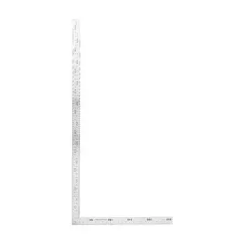 Измерительный угольник из нержавеющей стали 500x250 мм с углом 90 градусов (# 02)