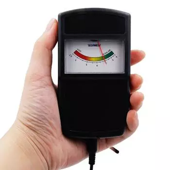 Измеритель pH почвы Измеритель влажности почвы Растительные цветы Указатель Открытый детектор почвы PH-тестер Измеритель кислотности Анализатор для садовых цветов чёрный