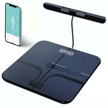 Измеритель состава Bluetooth-соединение, высокая точность, 8 электродов, измерение, интеллектуальные весы, измерение жира и воды, приложение, совместимое со здоровьем