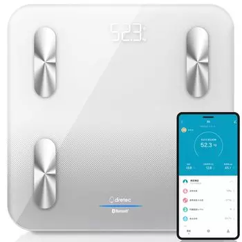 Измеритель состава dretec подключается к 10 удаленным членам семьи, отслеживая данные. Автоматическое управление данными с помощью приложения. Скорость измерения 11 элементов за 10 секунд.