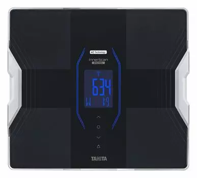Измеритель состава тела Tanita, подключенный к смартфону, сделан в Японии, черный, внутренний сканер, двойной, оснащенный функцией медицинского управления со смартфоном RD-914-BK