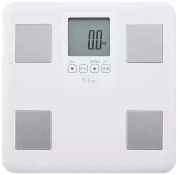 Измеритель состава тела Tanita с автоматическим распознаванием, простое измерение с функцией Riding Pita, белый FS-400-WH