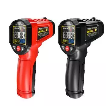 Измеритель температуры на кухне, считыватель температуры на поверхности, бесконтактный датчик температуры, цифровой датчик высокой температуры -50600 градусов, точный чёрный