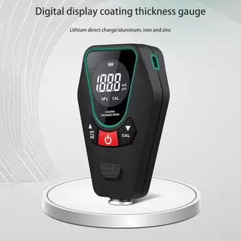 Измеритель толщины краски, цифровой измеритель глубины покрытия Mil, тестер для автомобиля с разрешением 0,1 мкм, измерение F/NFe