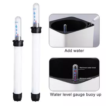 Измеритель уровня воды Простой в использовании индикатор гигрометра в масштабе растений Плавающий всепогодный измеритель влажности почвы для садов Комнатные горшечные растения Суккуленты 180ml