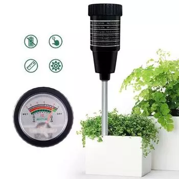 Измеритель влажности почвы Измеритель влажности почвы PH Точное обнаружение Измеритель теста почвы Автономный гигрометр Датчик для садоводства и сельского хозяйства