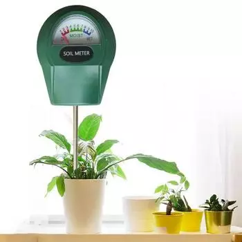 Измеритель влажности почвы, высокая точность, батарея не требуется, компактный размер, портативный монитор для ухода за газонами и растениями, монитор влажности почвы зелёный