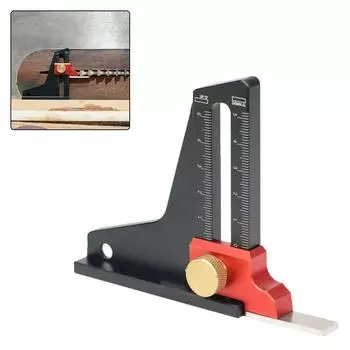 Измеритель высоты, измерение глубины для пильного стола, линейка, регулировка торцовочного станка