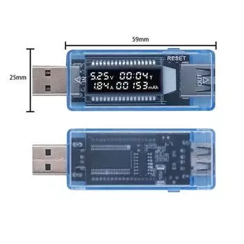 Измерители напряжения Тестер емкости напряжения тока USB USB Вольт Ток Напряжение Doctor Зарядное устройство Тестер емкости Power Bank