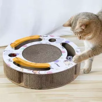 Износостойкая доска для защиты от царапин для кошек, вращающийся мяч, игрушка для кошек, палка для кошек, вращающийся мяч, товары для животных Style 2