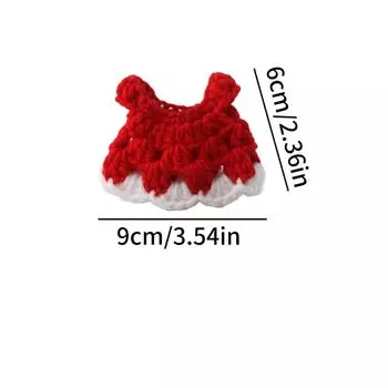 Износостойкая и устойчивая к укусам жилетка для домашних животных Four Seasons Little Pet Hamster Golden Bear Flower Branch Mouse Knitted Lace Harness Skirt Harness Pet