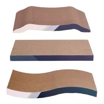 Износостойкая картонная когтеточка для кошек, шлифовальная машинка для кошачьих когтей, картон, играющие кошки square