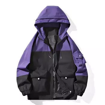 Износостойкая куртка для альпинизма на открытом воздухе, мужская ветрозащитная и устойчивая к трещинам повседневная свободная куртка с капюшоном XXXXL