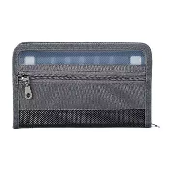 Износостойкая папка-файл Безопасное хранение Сумка для документов Расширяющаяся папка Квитанции a6 clear inner pocket